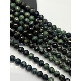 Каменные бусины, Яшма Камбаба (крокодиловая), шарик огранка, 8-8,5 мм, длина нити 36 см