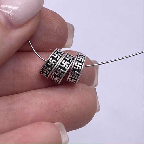 Разделитель, из тайского серебра, размер 3,4х9,5 мм