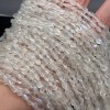 Каменные бусины, Лунный камень, фриформы, размер ~7х5 мм, длина нити 39 см
