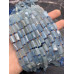 Каменные бусины, Аквамарин, Голубой Берилл, не обработанный, столбики, 12х7 мм, длина нити 38 см арт. 16299