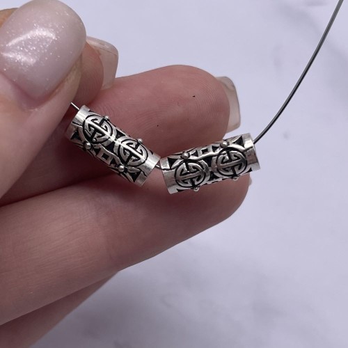 Разделитель, (широкое отверстие), тайское серебро, размер 14,5х6 мм, цена за 1 шт.