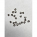 Кримпы, обжимные бусины, серебро 925, родированные, 4 мм, цена за 10 шт арт. 16148