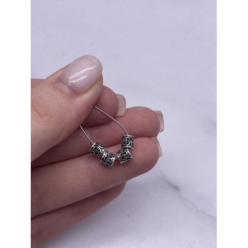 Разделитель, (широкое отверстие), тайское серебро, размер 5х4,9 мм, цена за 1 шт.