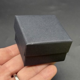 Подарочная коробочка, с ложементом, черная, матовая, размер 50х50х30 мм, цена за шт