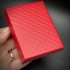 Подарочные коробочки с ложементом, 12 шт, цвет красный, размер 70х90х30 мм, цена за упаковку - 12 шт