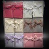Подарочные коробочки с ложементом, 24 шт, микс цветов, с бантами, размер 50х80х30 мм, цена за упаковку - 24 шт