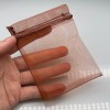 Мешочки, органза, 100 шт, размер 9х12 см, цвет коричневый