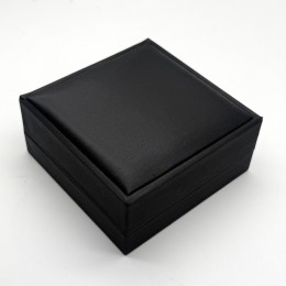 Футляр, для браслета, экокожа, цвет черный, 9х9х4 см, цена за шт