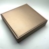 Футляр, для колье / комплекта, экокожа, цвет бежевый, 19х19х4,5 см, цена за шт