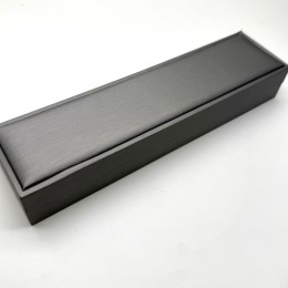Футляр, пенал, для четок, кулона, браслета, экокожа, цвет серый, 22х5х3 см, цена за шт