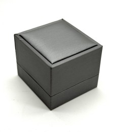 Футляр, для кольца, экокожа, цвет серый, 5х5х5 см, цена за шт