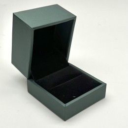 Футляр, для кольца, экокожа, цвет зеленый, 5х5х5 см, цена за шт