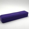 Футляр, для цепочки, бархат / флок, 22х5х3,5 см, цвет фиолетовый, цена за шт