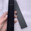 Подарочная коробочка, с ложементом, картонная, черная, матовая, размер 210х40х25 мм