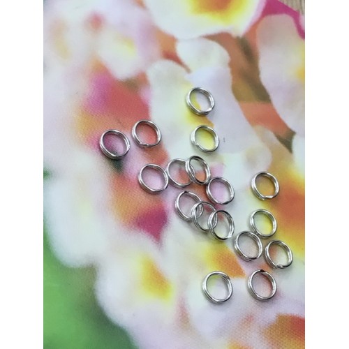 Колечки соединительные, разъёмные, модель SS 925, размер 4х0,4 мм, цена за 10 шт.