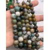 Каменные бусины, Яшма, океаническая, шарик гладкий, 12 мм, длина нити 38 см