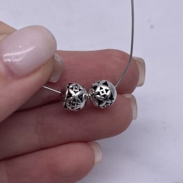 Бусина, тайское серебро, размер 8 мм, цена за 1 шт. 15532