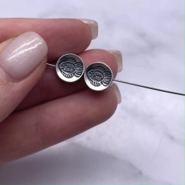 Разделитель, "Рыба", тайское серебро, размер 10х4,7 мм, цена за 1 шт.