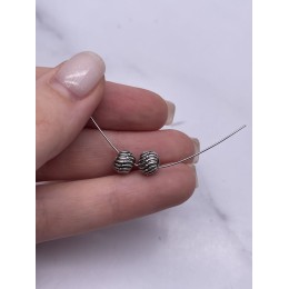 Разделитель, (широкое отверстие), тайское серебро, размер 7х6 мм, цена за 1 шт.