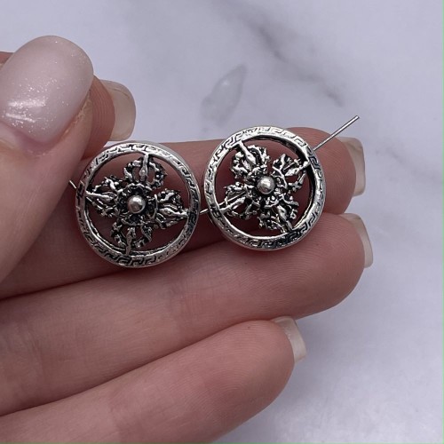 Разделитель, тайское серебро, размер 17,2х8,5 мм, цена за 1 шт.