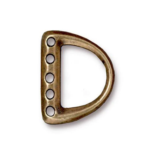 Коннектор, TierraCast, под золото, цена за штуку