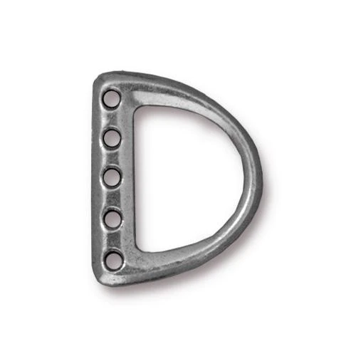 Коннектор, TierraCast, под серебро, цена за 1 шт