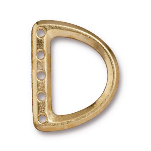 Коннектор, TierraCast, под золото, цена за шт