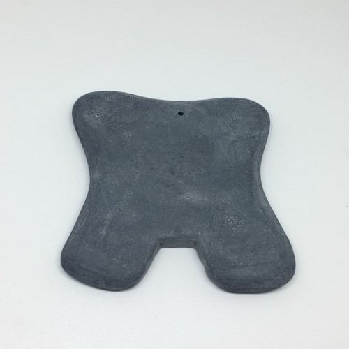 Пластина, скребок гуаша, шунгит, №04