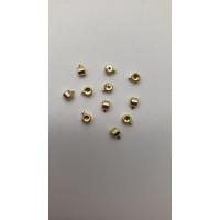 Кримпы OneTouch, 2х4 мм, под золото, цена за шт