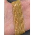 Каменные бусины, Цирконий кубический, (т.н. Циркон), желтый кристалл, шарик огранка, 3 мм, длина нити 38 см арт. 11749