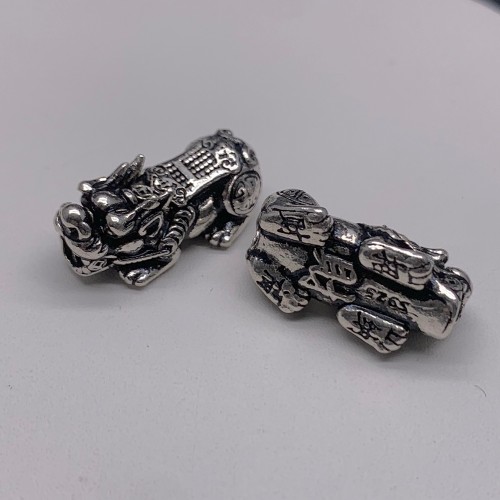 Пияо №56, тайское серебро, размер 20х9,5 мм, цена за 1 шт.