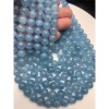 Каменные бусины, Аквамарин, Голубой Берилл, экстра люкс, шарик гладкий, 8 мм, длина нити 38 см