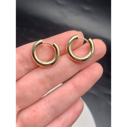 Швензы, конго, круглые, латунь, цвет золото, размер 20х4 мм