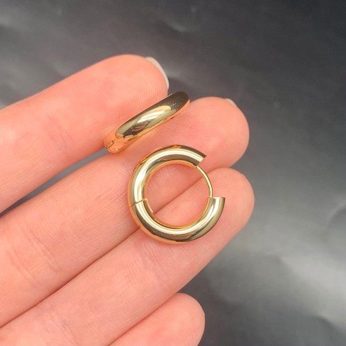 Швензы, конго, круглые, латунь, цвет золото, размер 20х4 мм