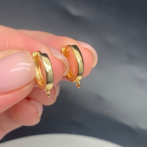 Швензы, латунь, цвет золото, размер 13х2 мм