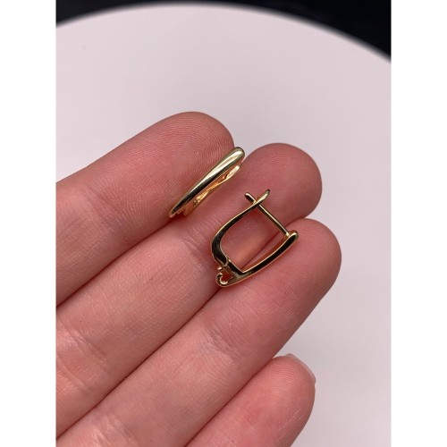 Швензы, латунь, цвет золото, размер 17х12 мм