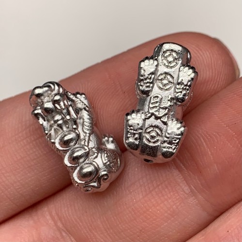 Пияо №60, Серебро, размер 18х8 мм, цена за 1 шт