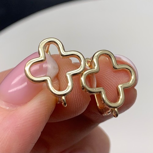 Швензы, латунь, цвет золото, размер 15х11 мм 18137