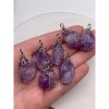 Каменные бусины, Аметист не обработанный, подвеска, размер ~ 20 х 20 мм, цена за 1 шт.