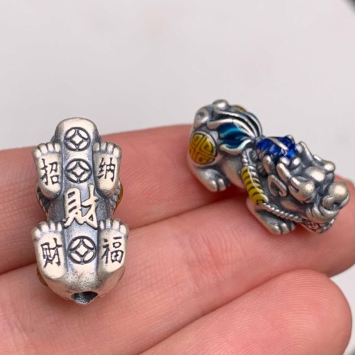 Пияо №67, Серебро, размер 24,5х11 мм, цена за 1 шт