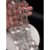 Каменные бусины, Горный хрусталь, фриформы, 20х15 мм, длина нити 38 см