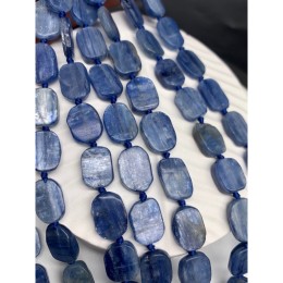 Каменные бусины, Кианит, фриформы, 14х10 мм, длина нити 38 см