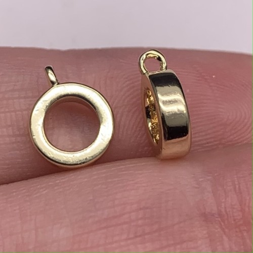 Бейл, латунь, цвет золото, размер 8х3 мм