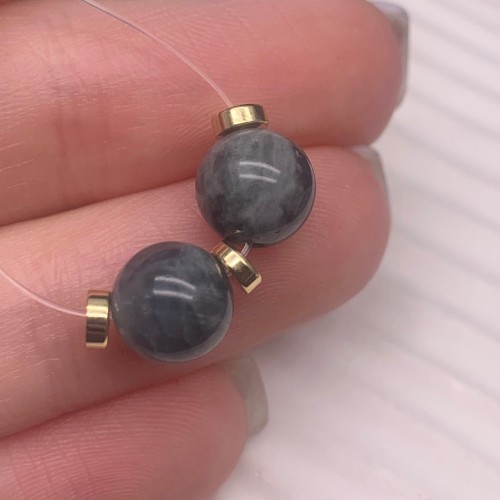 Бусина, разделитель, латунь, цвет золото, шайба 4 мм, цена за упаковку (20 шт)