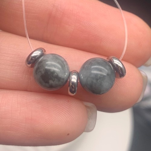 Бусина, разделитель, латунь, цвет серебро/родий, шайба 6 мм, цена за упаковку (20 шт)