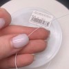Тросик ювелирный, белый, толщина 0,45 мм, 10 м/катушка