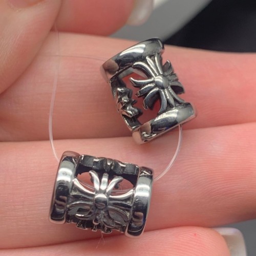 Бусина, разделитель, нержавеющая сталь, размер 13х10 мм