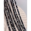 Каменные бусины, Гематит синтетический, темное серебро, кубик объёмный, размер 2,5 мм, нить 38 см