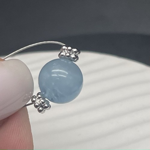 Разделитель, цветочек, двойной, модель SS 925, покрытие родий, размер 4х2,5 мм, цена за 1 шт.