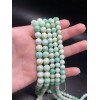 Каменные бусины, Хризопраз, экстра качество, люкс, шарик гладкий, 10 мм, длина нити 38 см